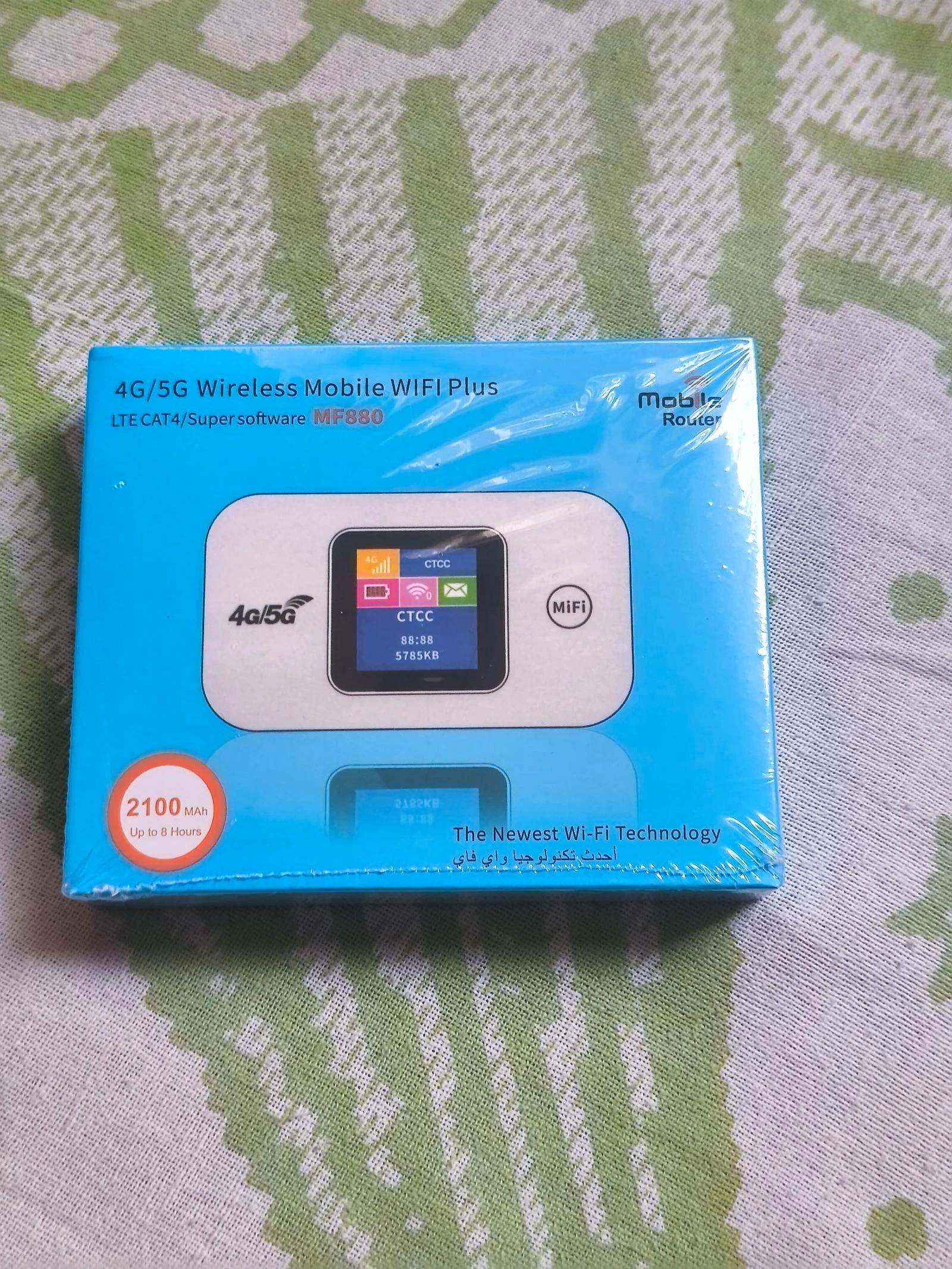 Mini router Wi-Fi 4/5G bateria de 2100 mAH